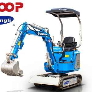 Miniexcavator Miniexcavator Graecus EB9, 0.9 tone, 10CP, Motor Koop KD192 Diesel