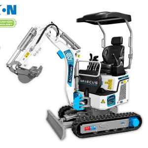 Miniexcavator Electric pe șenile Graecus EB13E-PRO Lithium (1.3 Tone)